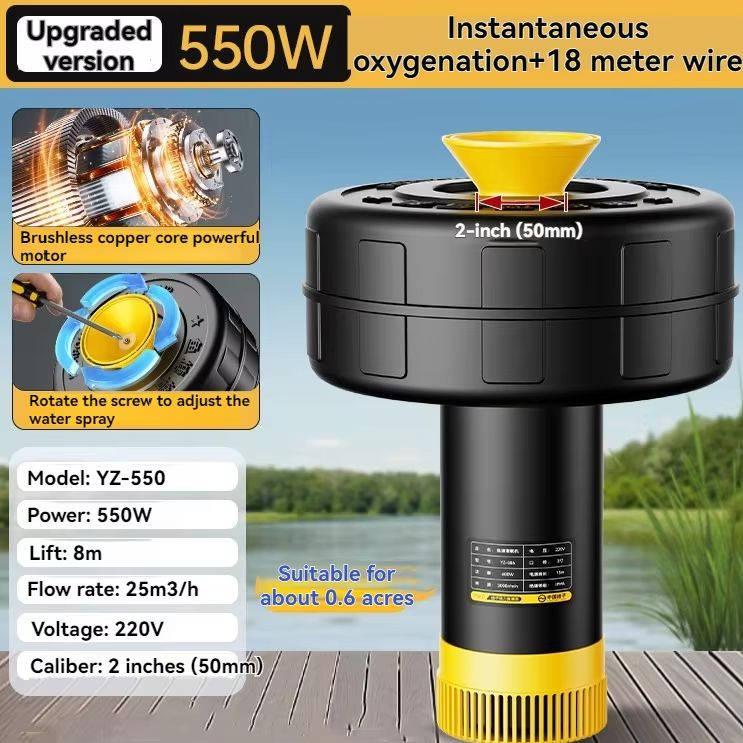 Fish Pond Aerator - Aireador para Estanques de Peces, Bomba