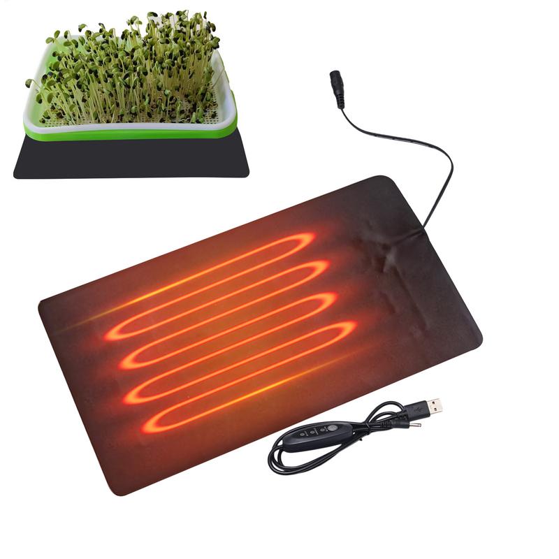 Seedling Heat Mat - Alfombrilla térmica para plantas de PVC,