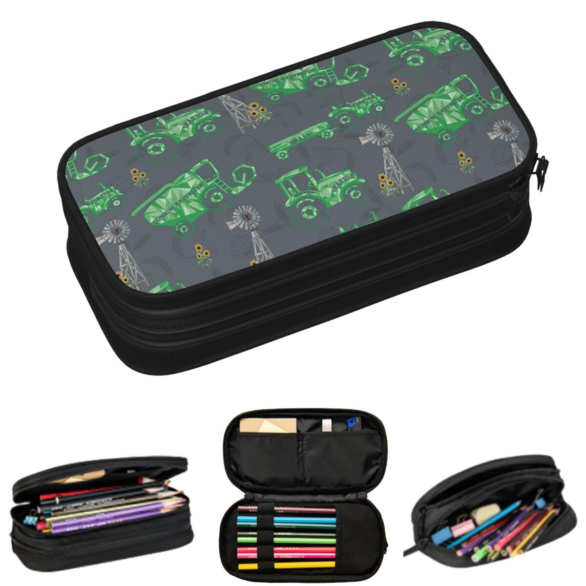 Agriculture Farming School - Estuches para lápices con diseño de
