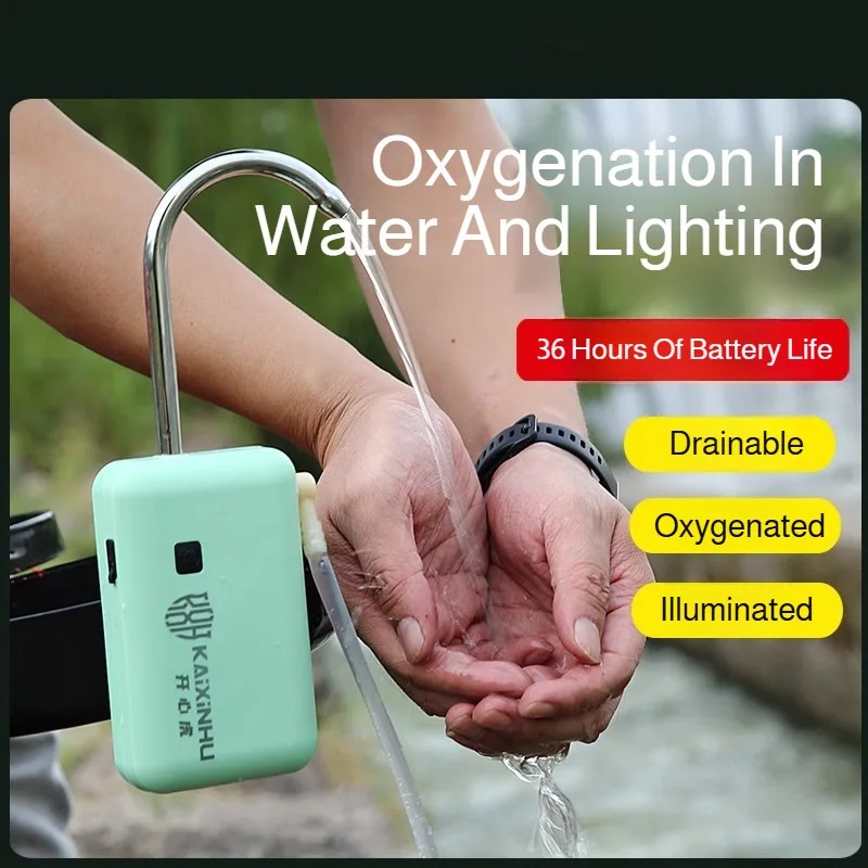 Fish Pond Aerator - Bomba de Oxígeno Eléctrica Recargable por