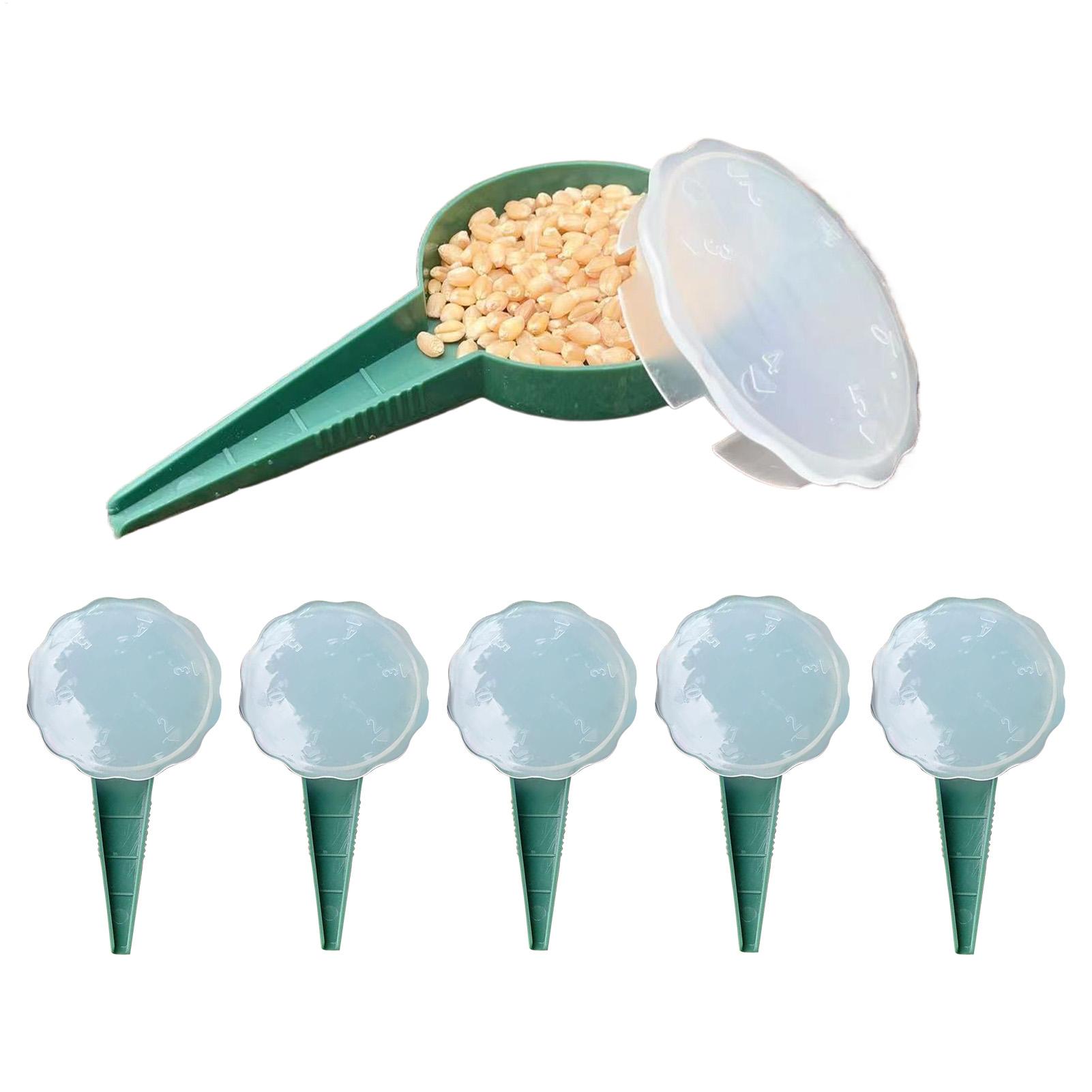 Manual Seeder Hand - Sembradora manual de 5 velocidades ajustables,