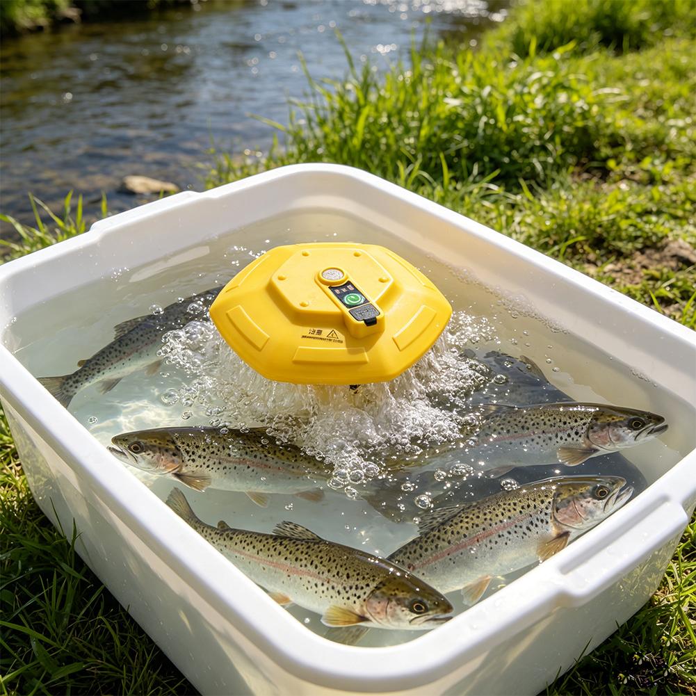 Bomba de aireación flotante pa - Fish Pond Aerator reseña y precio