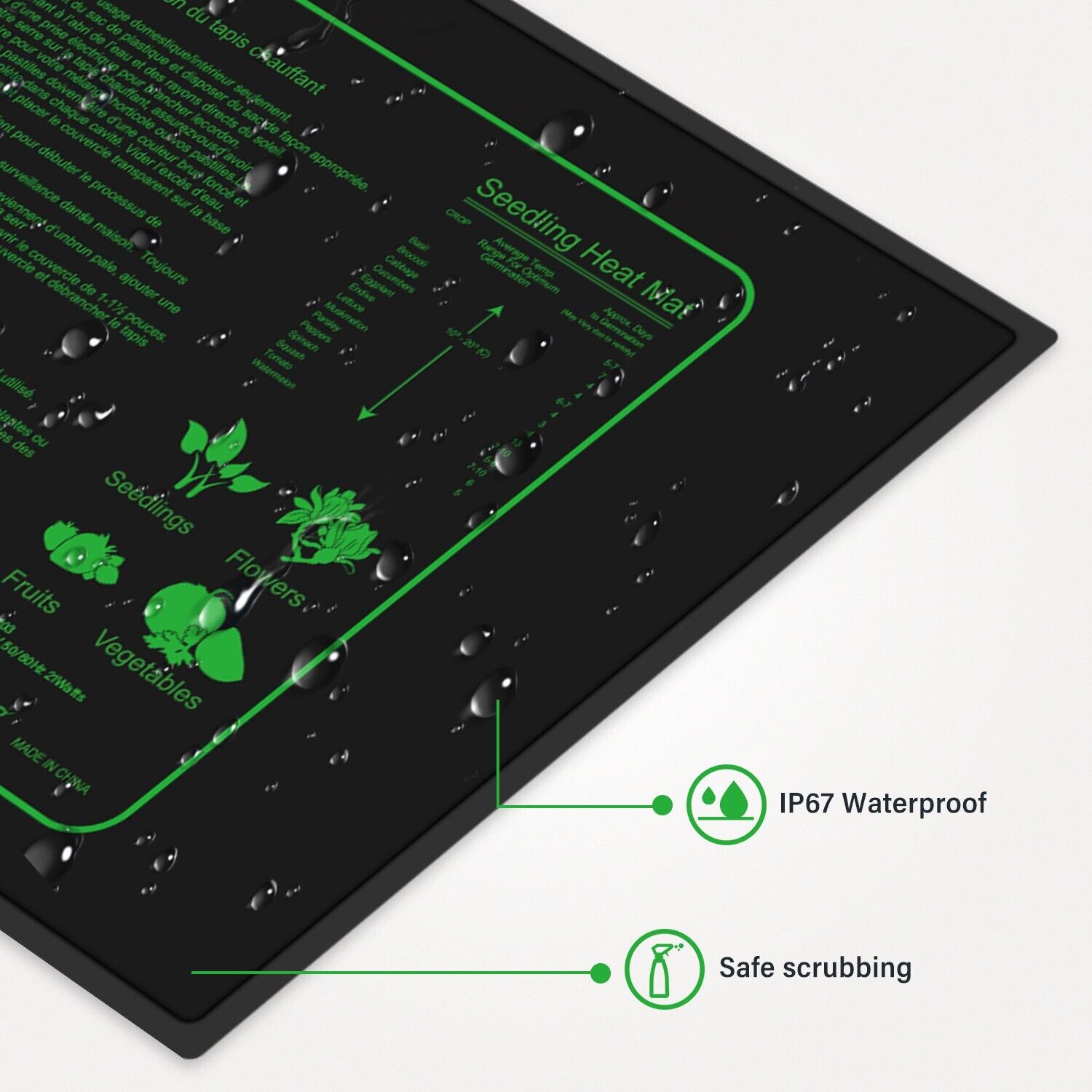 LERWAY-alfombrilla calefactora - Seedling Heat Mat reseña y precio