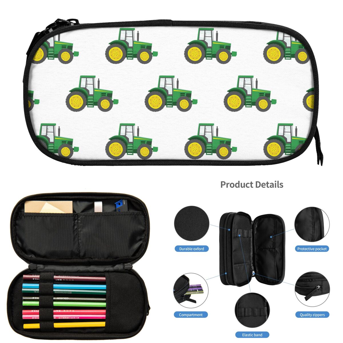 Estuches para lápices con dise - Agriculture Farming School reseña y precio