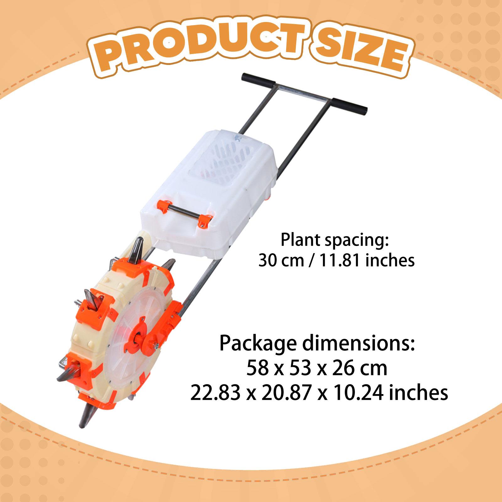 Sembradora Manual con Fertiliz - Manual Seeder Hand reseña y precio