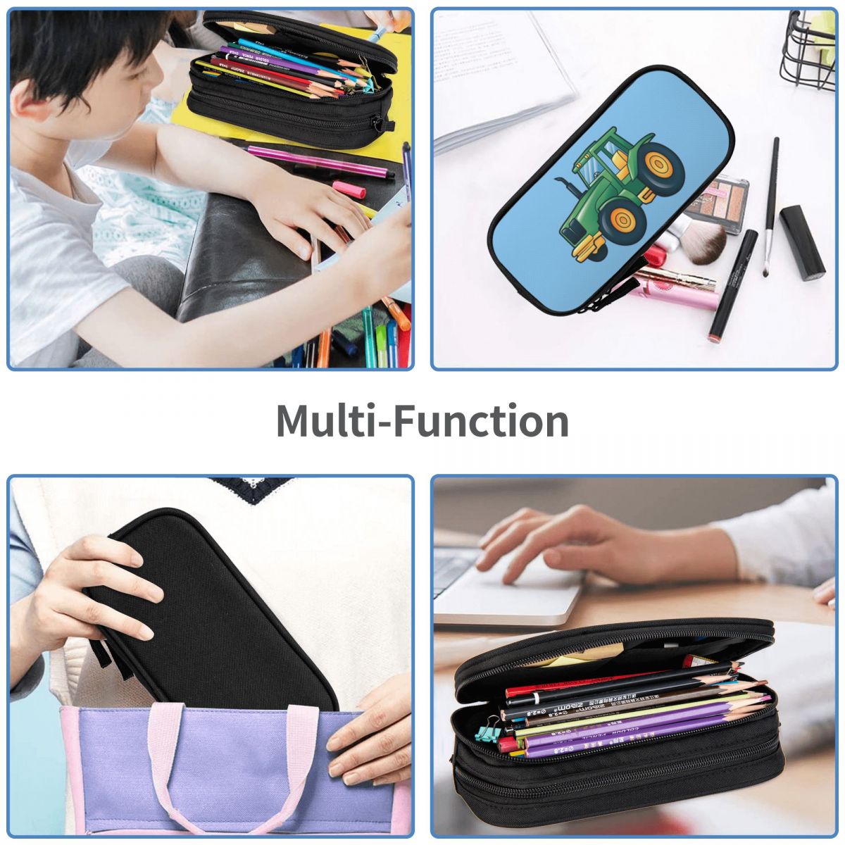 Estuches para lápices con dibu - Agriculture Farming Cartoon reseña y precio