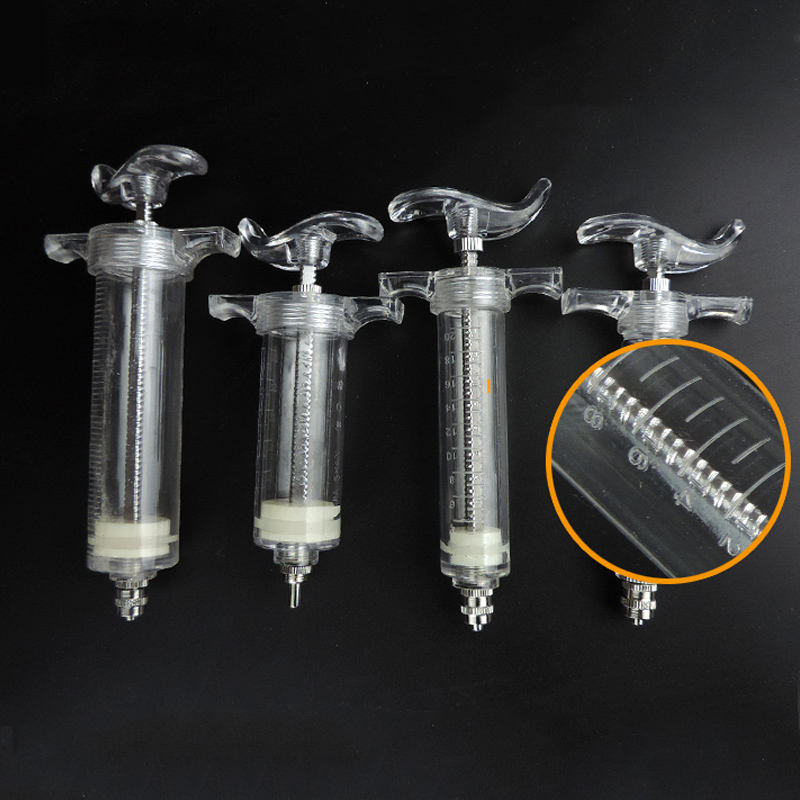 Jeringa de acero plástico vete - Veterinary Syringe Gun reseña y precio
