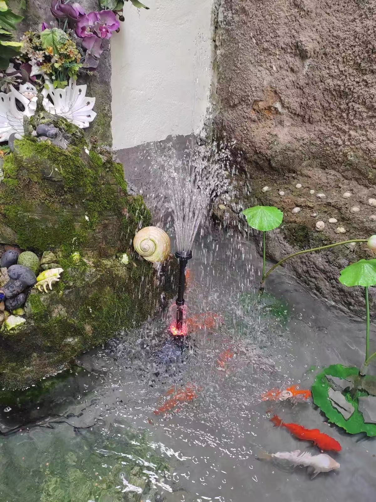 Bomba de fuente, bomba de agua - Fish Pond Aerator reseña y precio